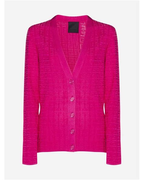 givenchy pink cardigan|GIVENCHY 4G hooded cardigan in fleece .